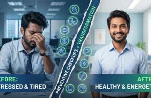 Preventive health checkup for working professionals in Mumbai. early disease detection, lifestyle diseases, routine screening, annual health checkup, diagnostic tests, wellness screening. preventive health checkup tests, health checkup for office employees, full body checkup for professionals, corporate health checkup packages, preventive medical tests.